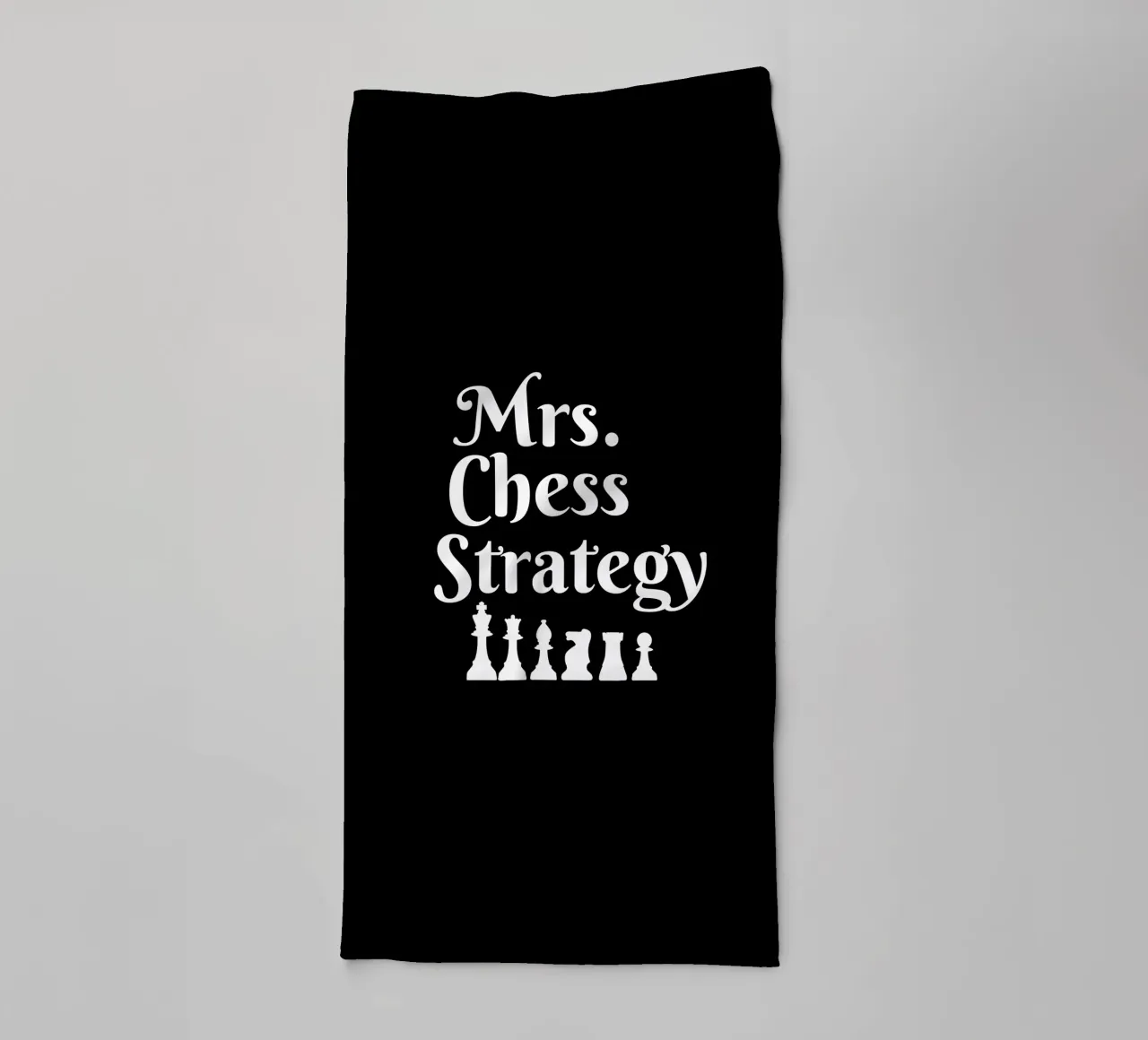 Mrs Chess strategy asciugamano da bagno da happieeagle