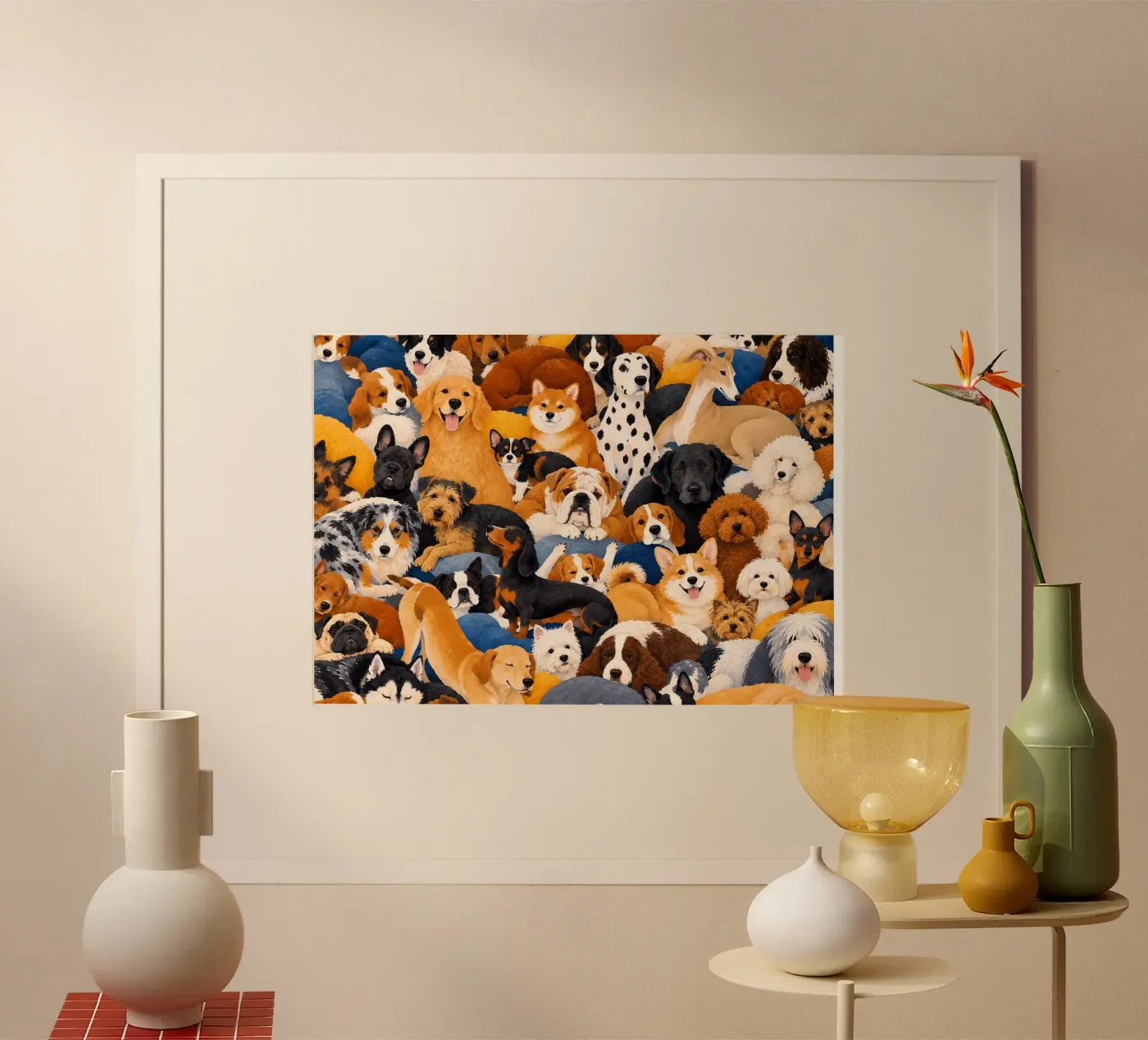 Die Hunde Poster von Miss Tigri