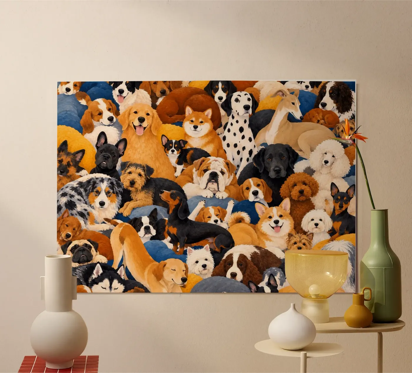 Die Hunde Poster von Miss Tigri