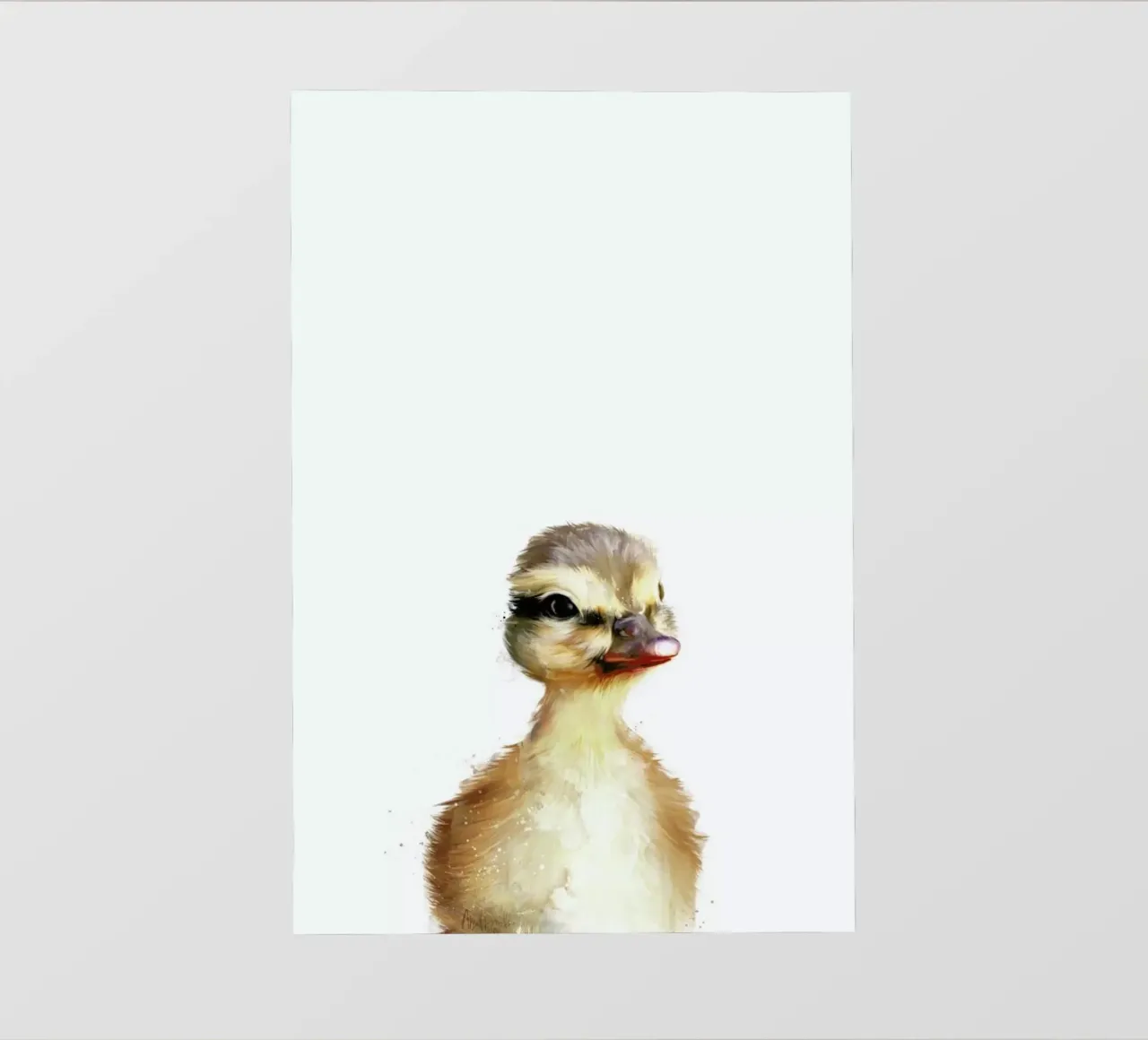Little Duck pellicola backlit da Amy Hamilton
