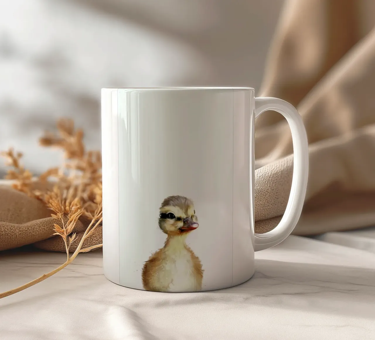 Little Duck tazza in ceramica da Amy Hamilton