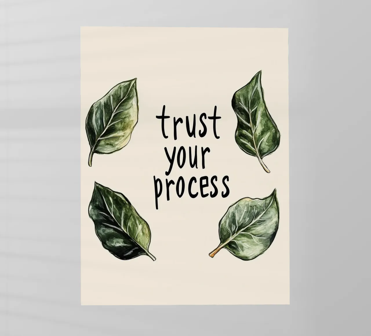 Trust Your Process pellicola backlit da treechild