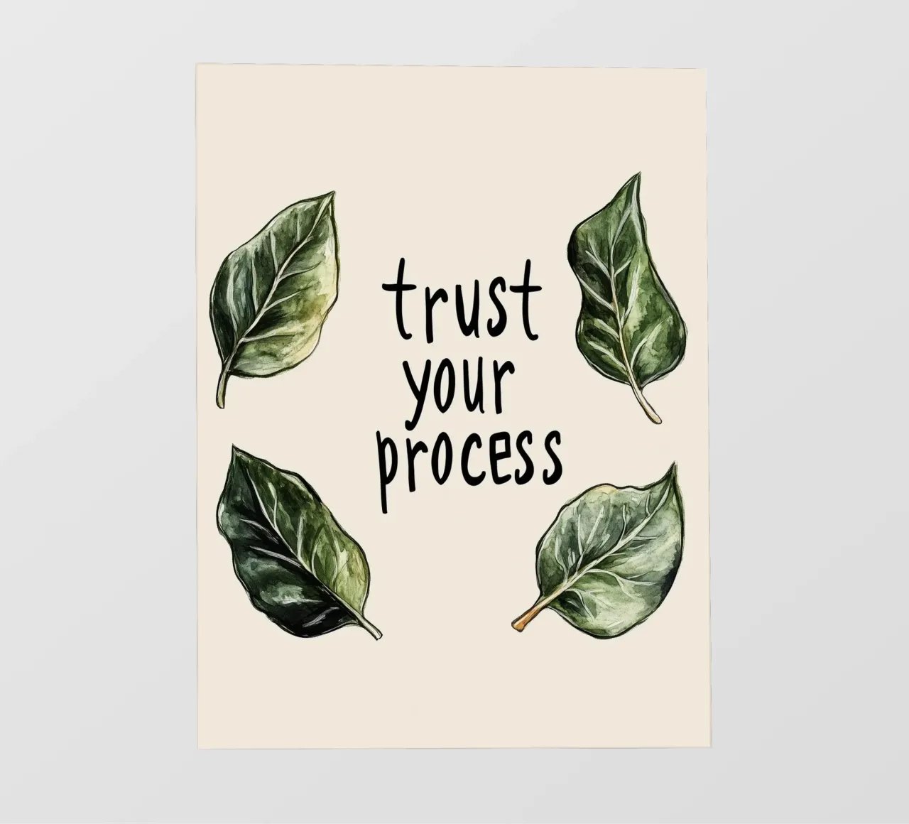 Trust Your Process pellicola backlit da treechild