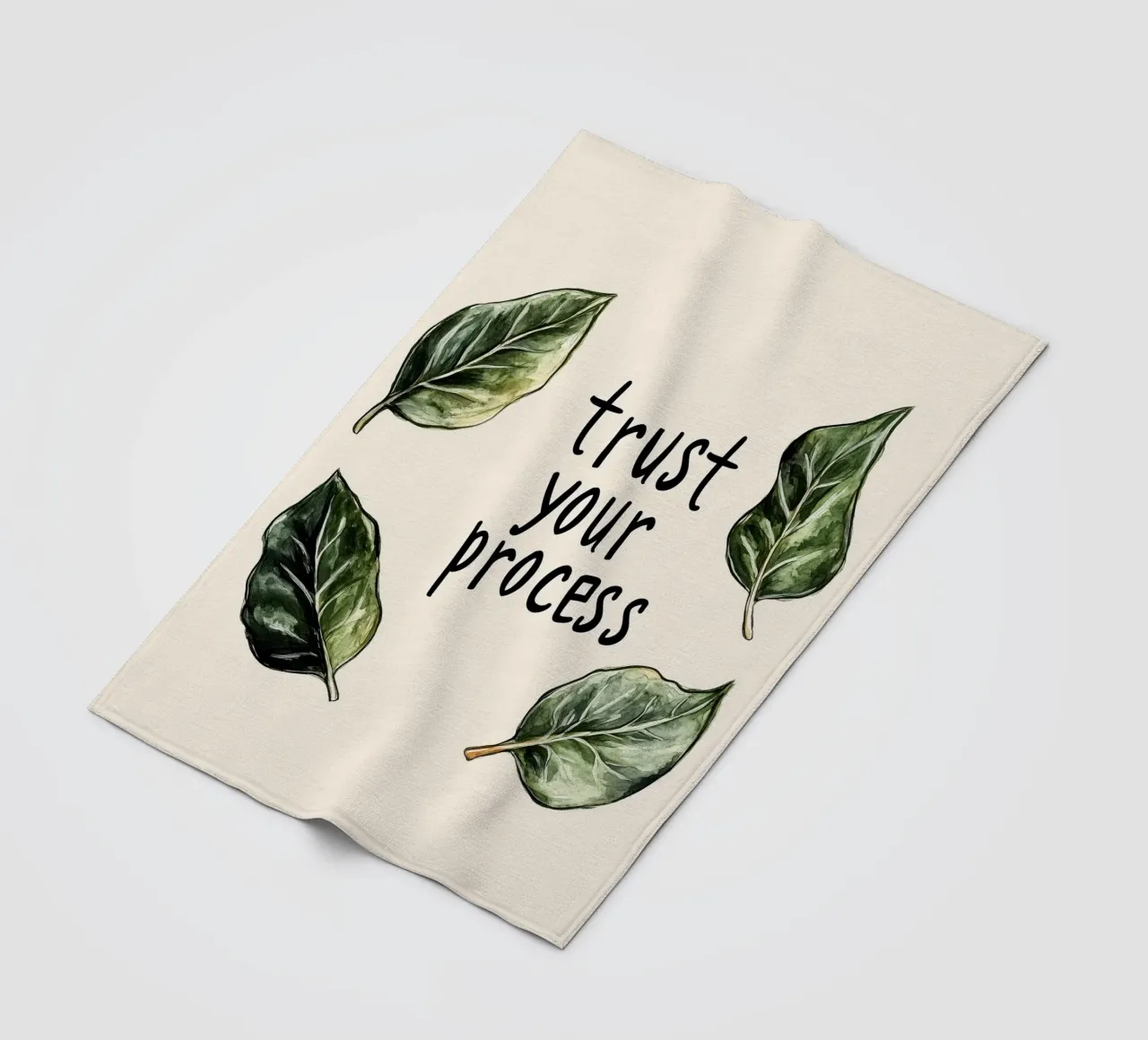 Trust Your Process Fleecedecke von treechild