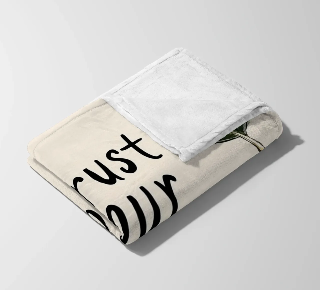 Trust Your Process coperta in pile da treechild