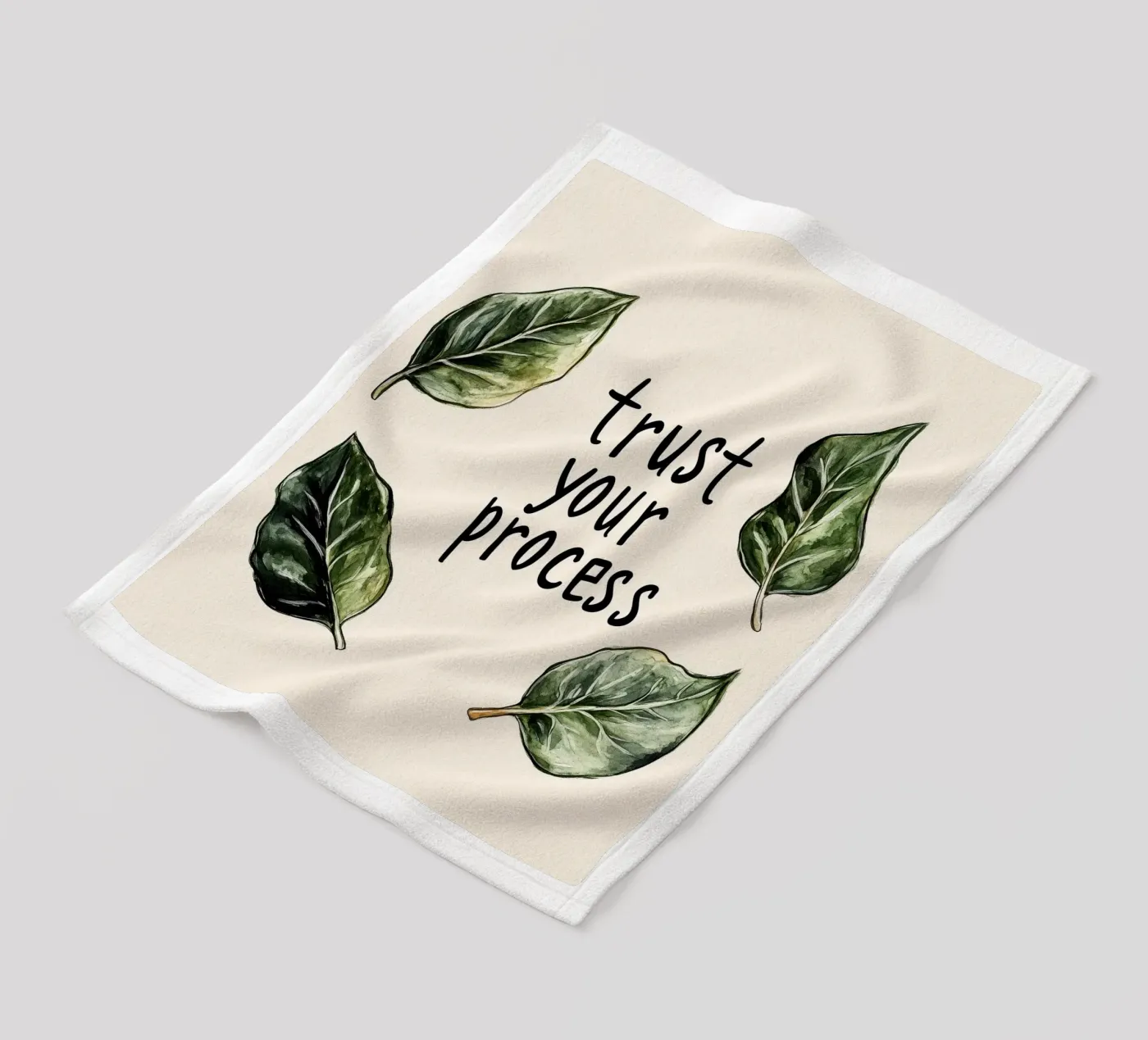 Trust Your Process fleecedeken van treechild