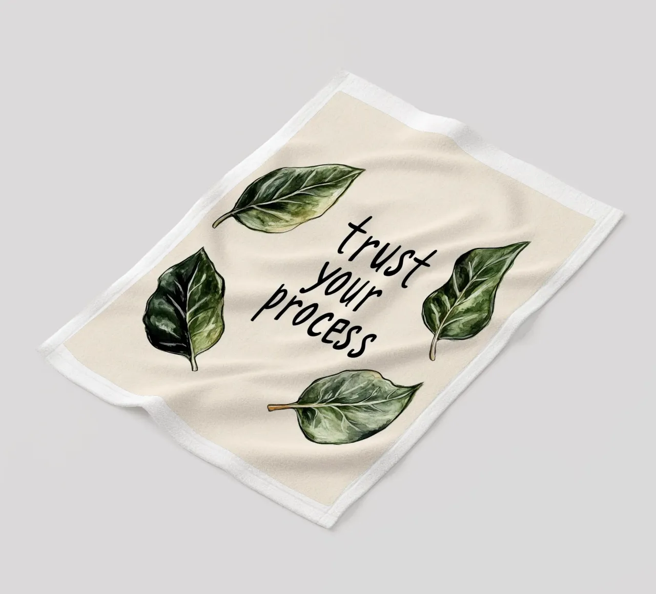 Trust Your Process Fleecedecke von treechild