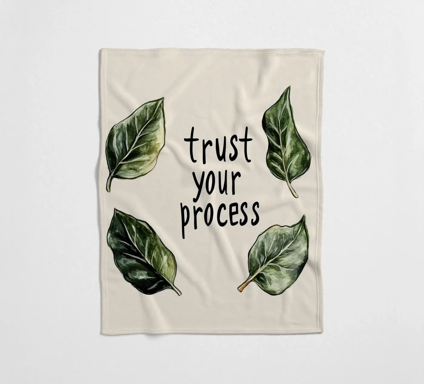 Trust Your Process fleecedeken van treechild