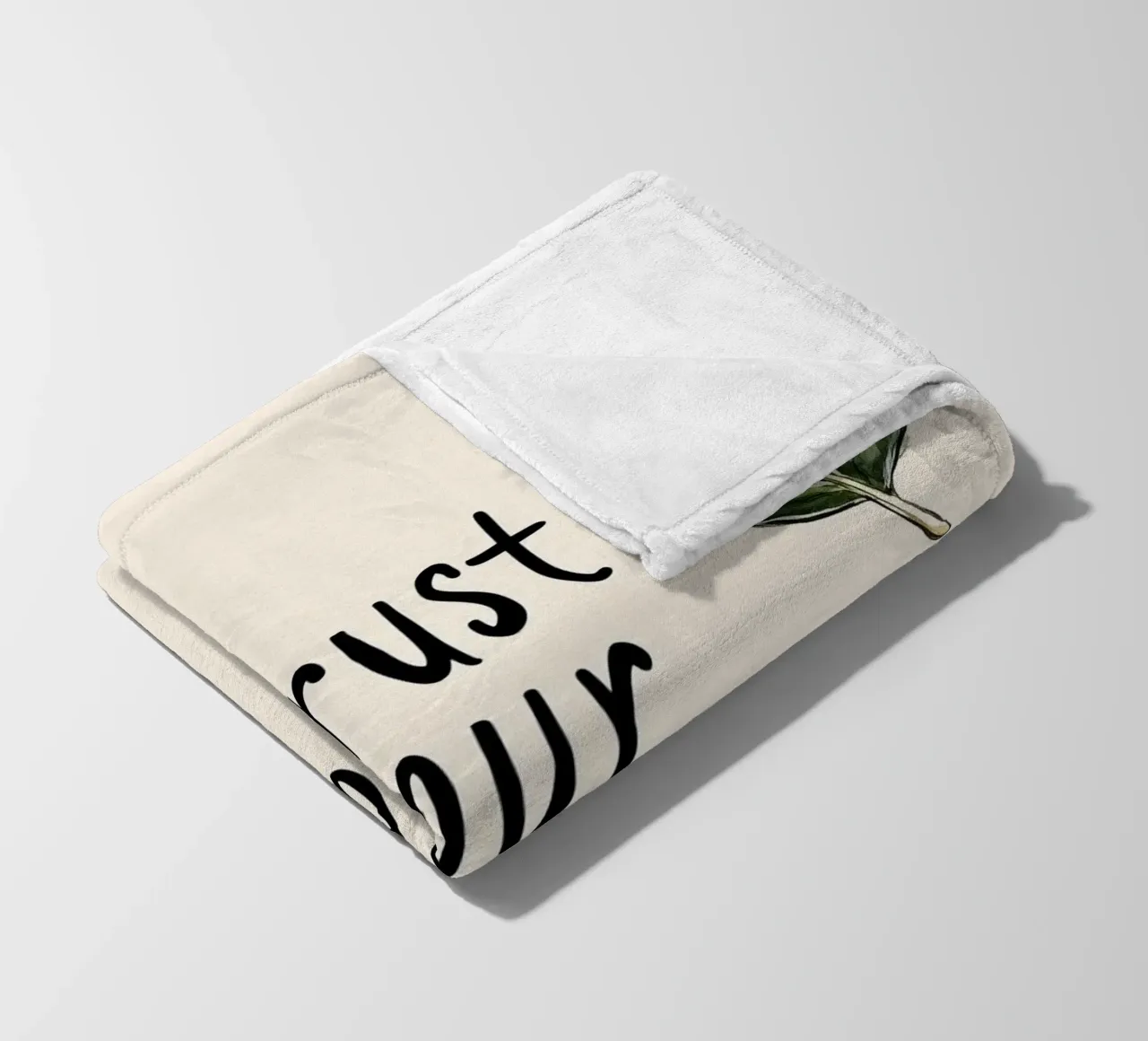 Trust Your Process Fleecedecke von treechild