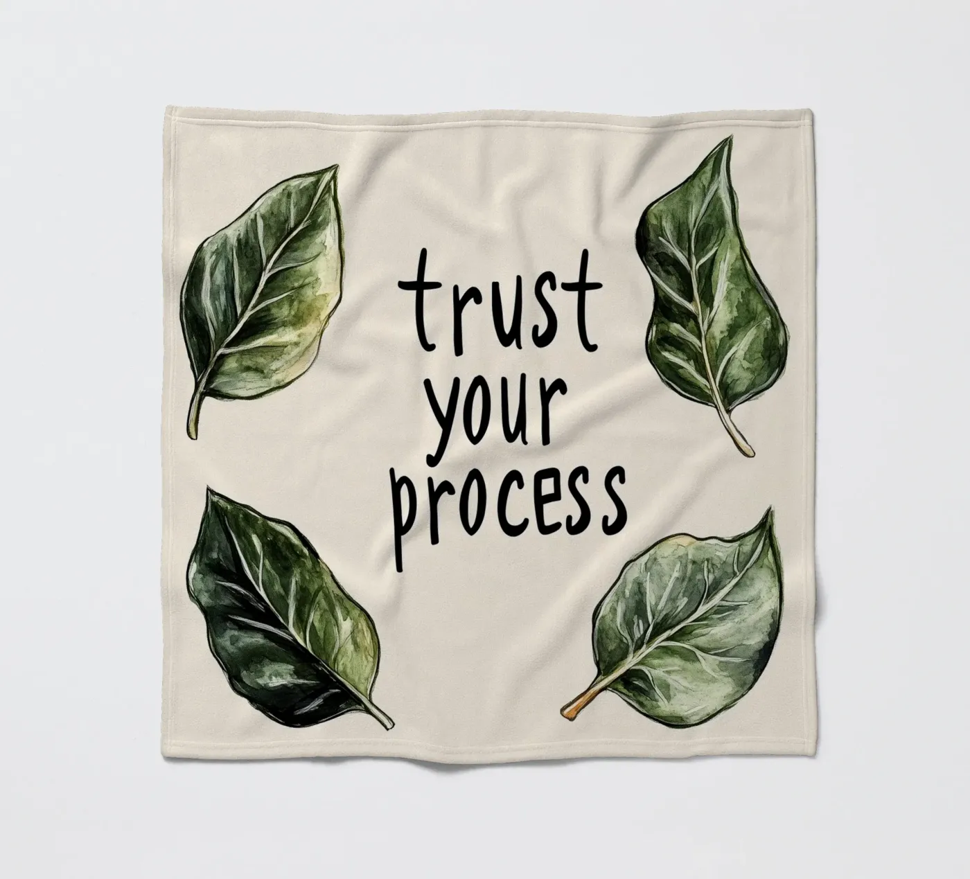 Trust Your Process fleecedeken van treechild