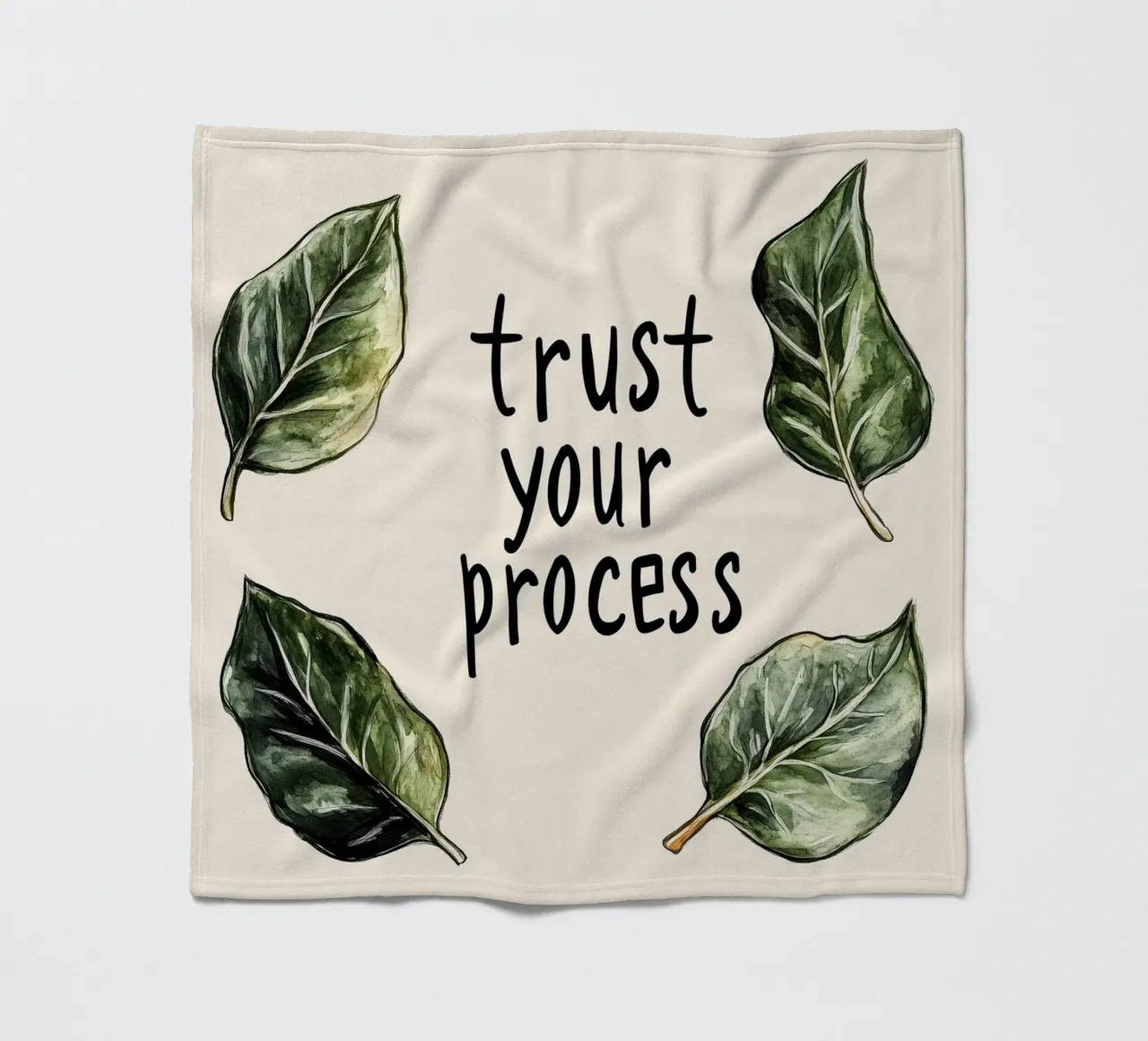 Trust Your Process Fleecedecke von treechild