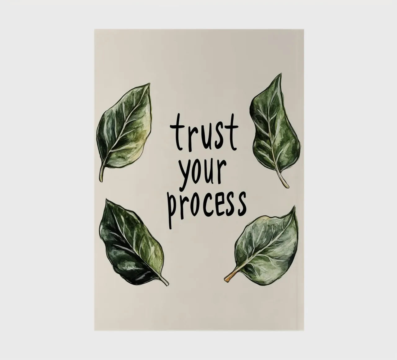 Trust Your Process notebook by treechild