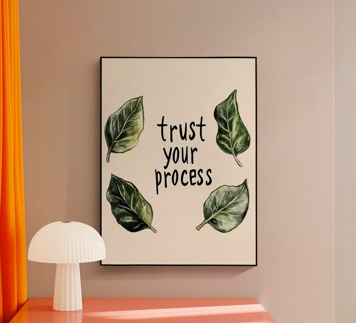 Trust Your Process Acryl-Glas von treechild