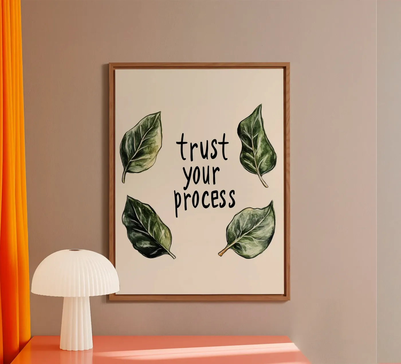 Trust Your Process pannello forex da treechild