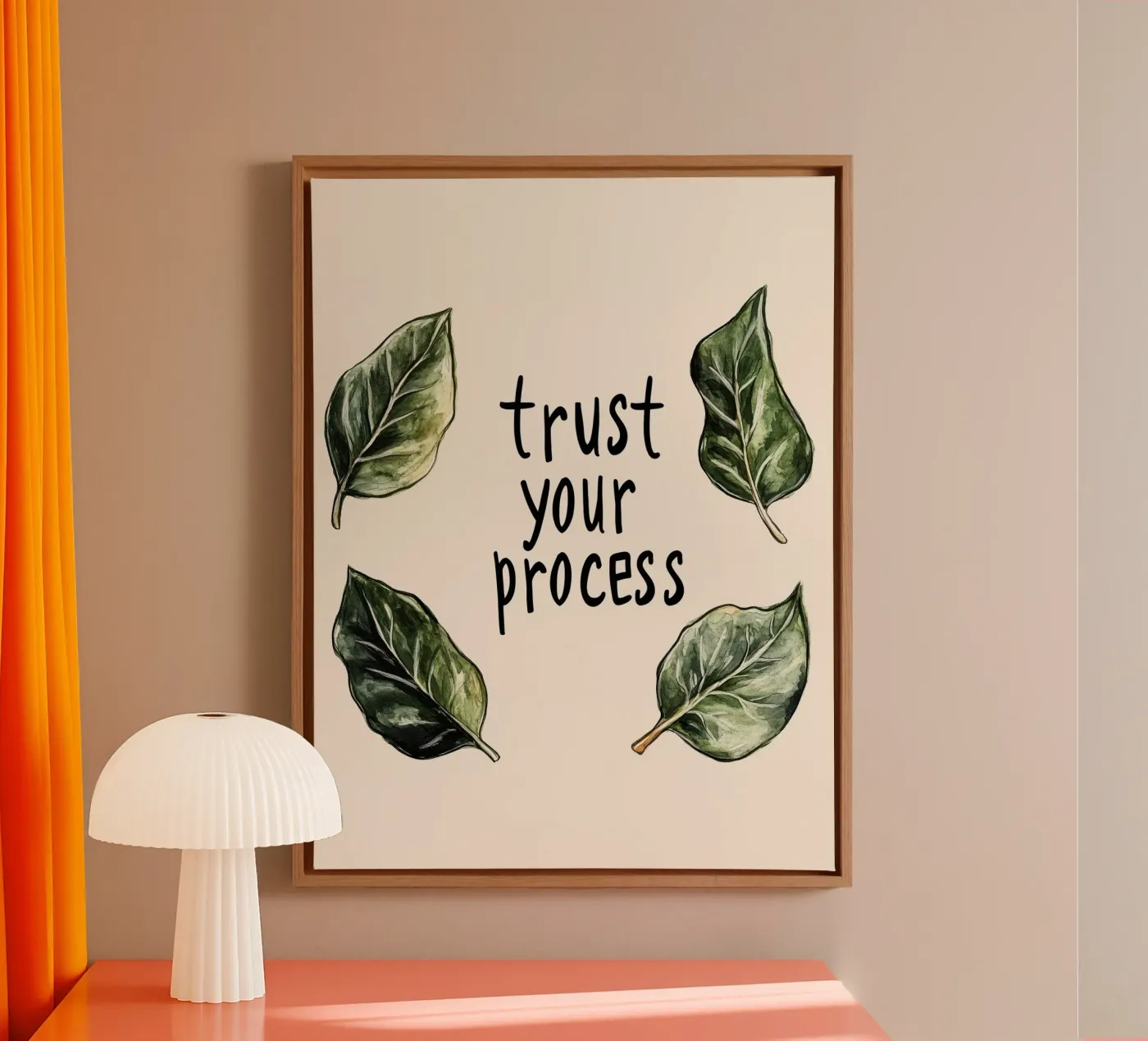 Trust Your Process canvas van treechild