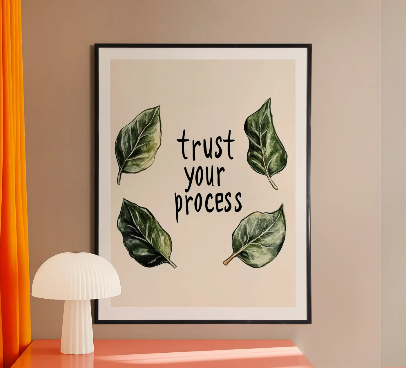 Trust Your Process poster de treechild