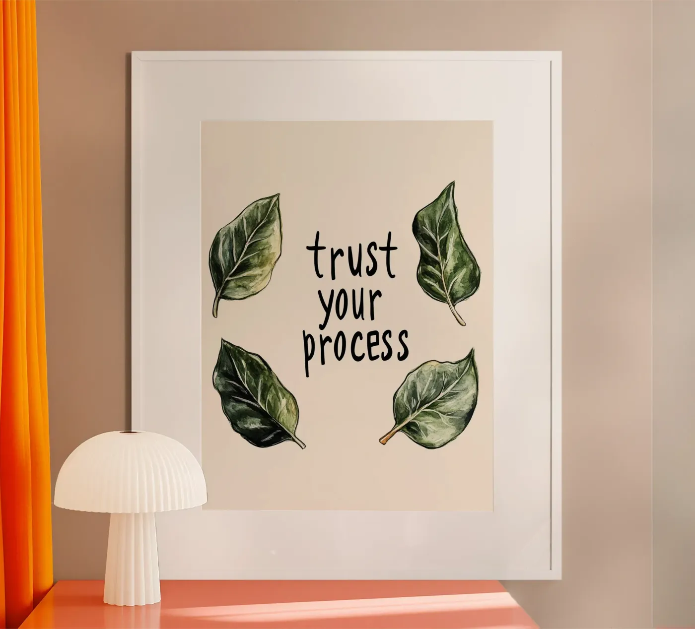 Trust Your Process poster de treechild