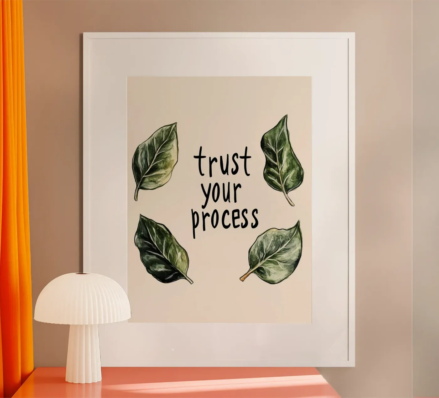 Trust Your Process poster van treechild
