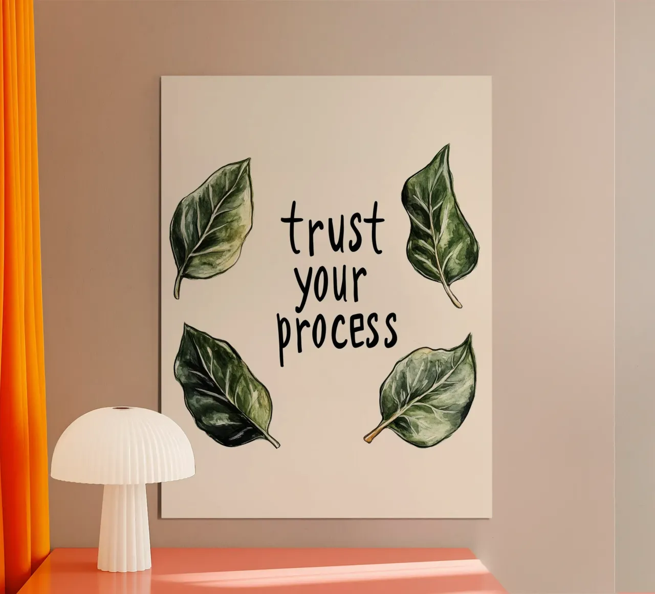 Trust Your Process poster by treechild