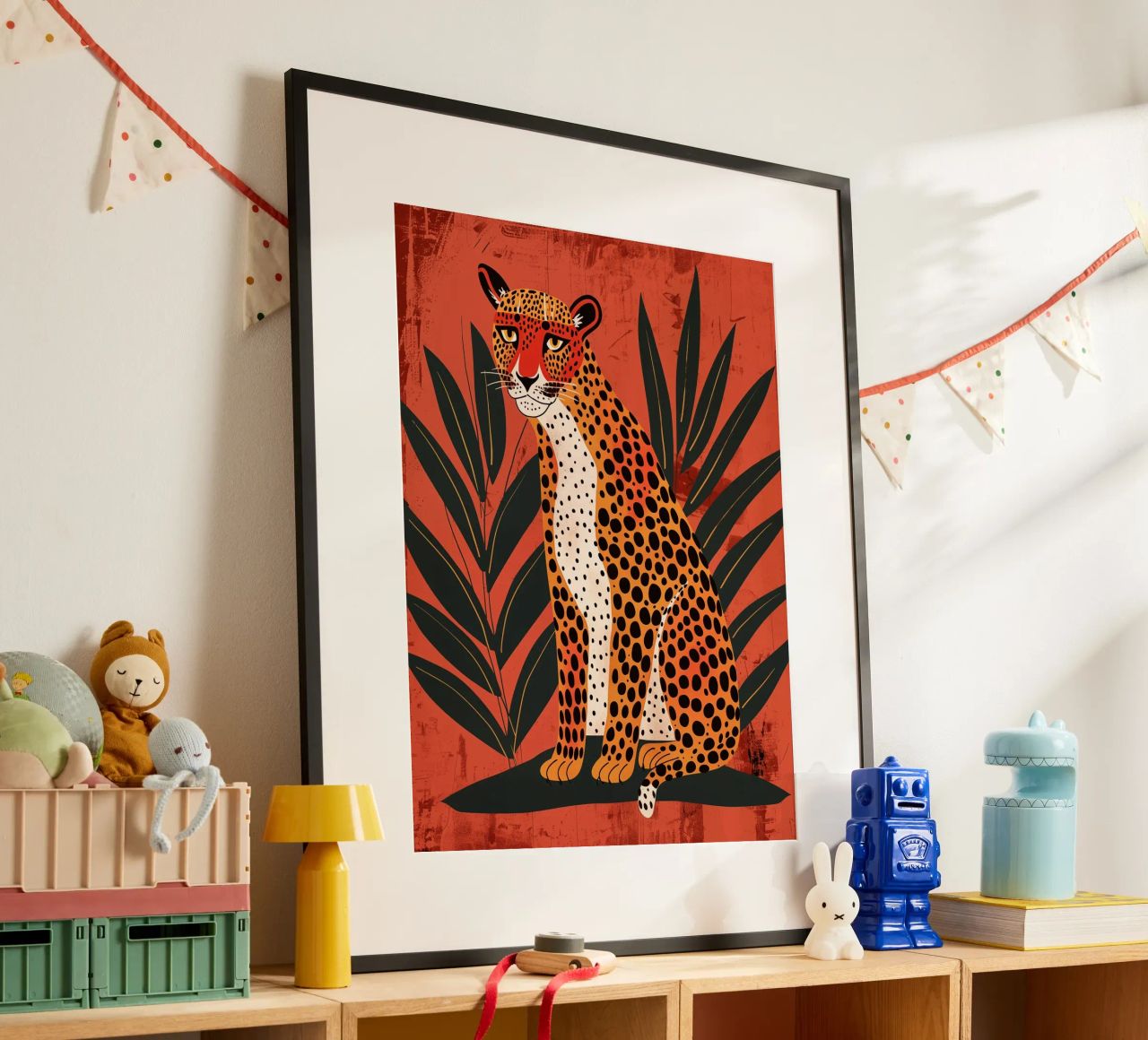 Mysteriöser Leopard Poster von Autofocus