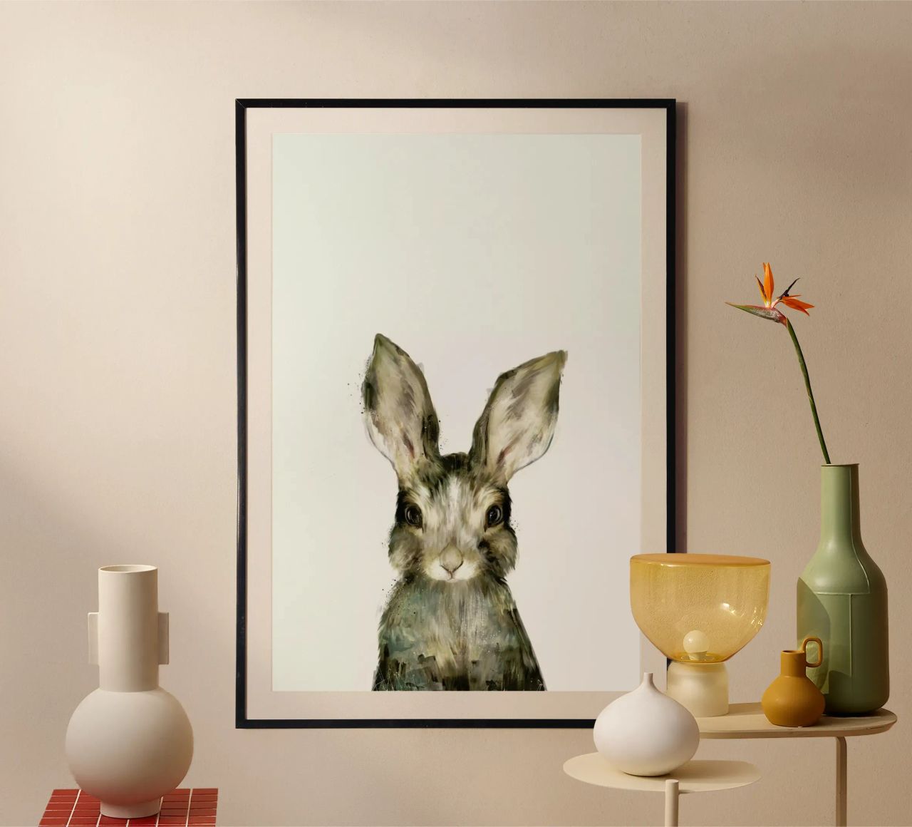 Little Rabbit poster by Amy Hamilton
