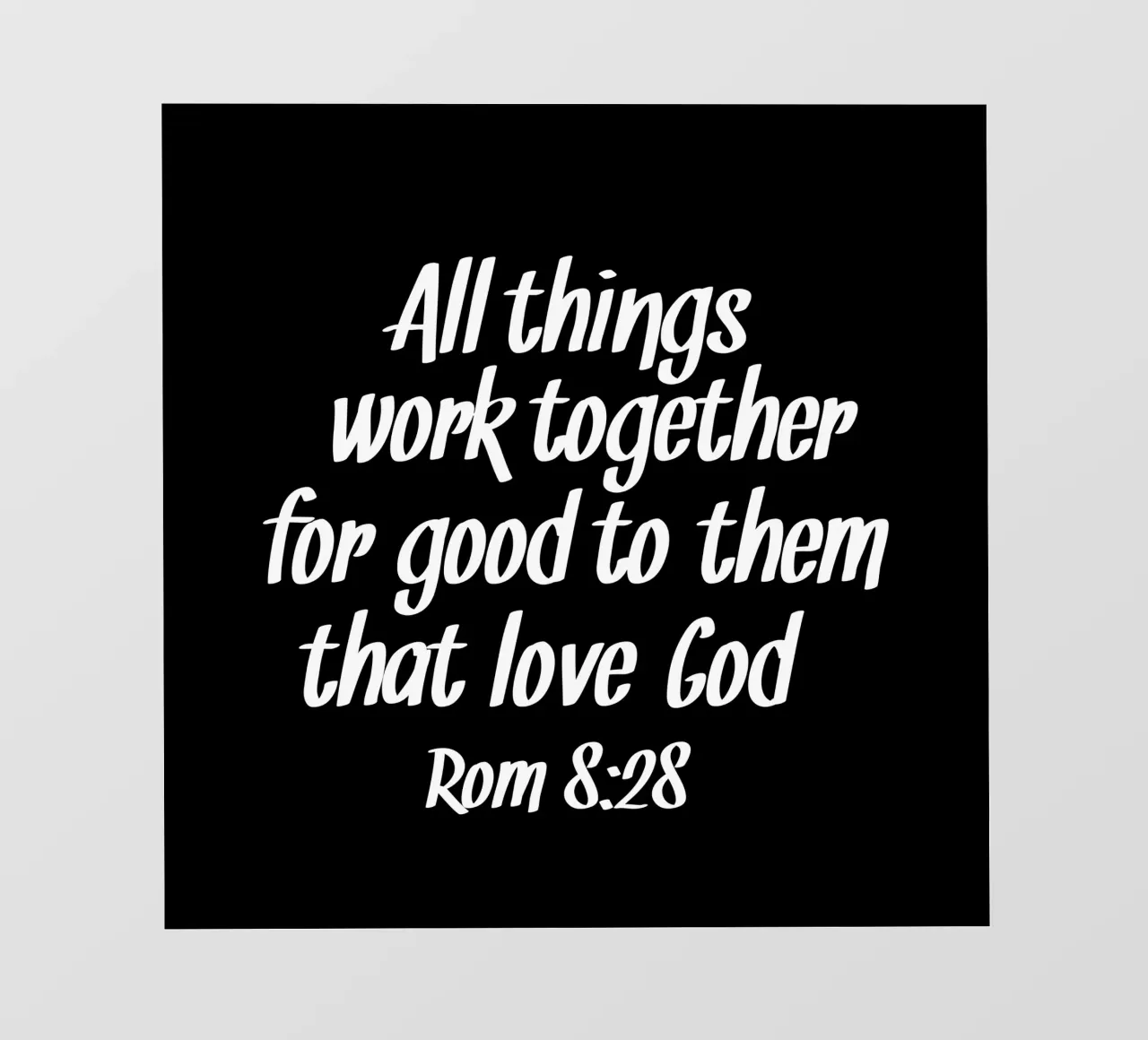 All things work together for good to them that love God pellicola backlit da happieeagle