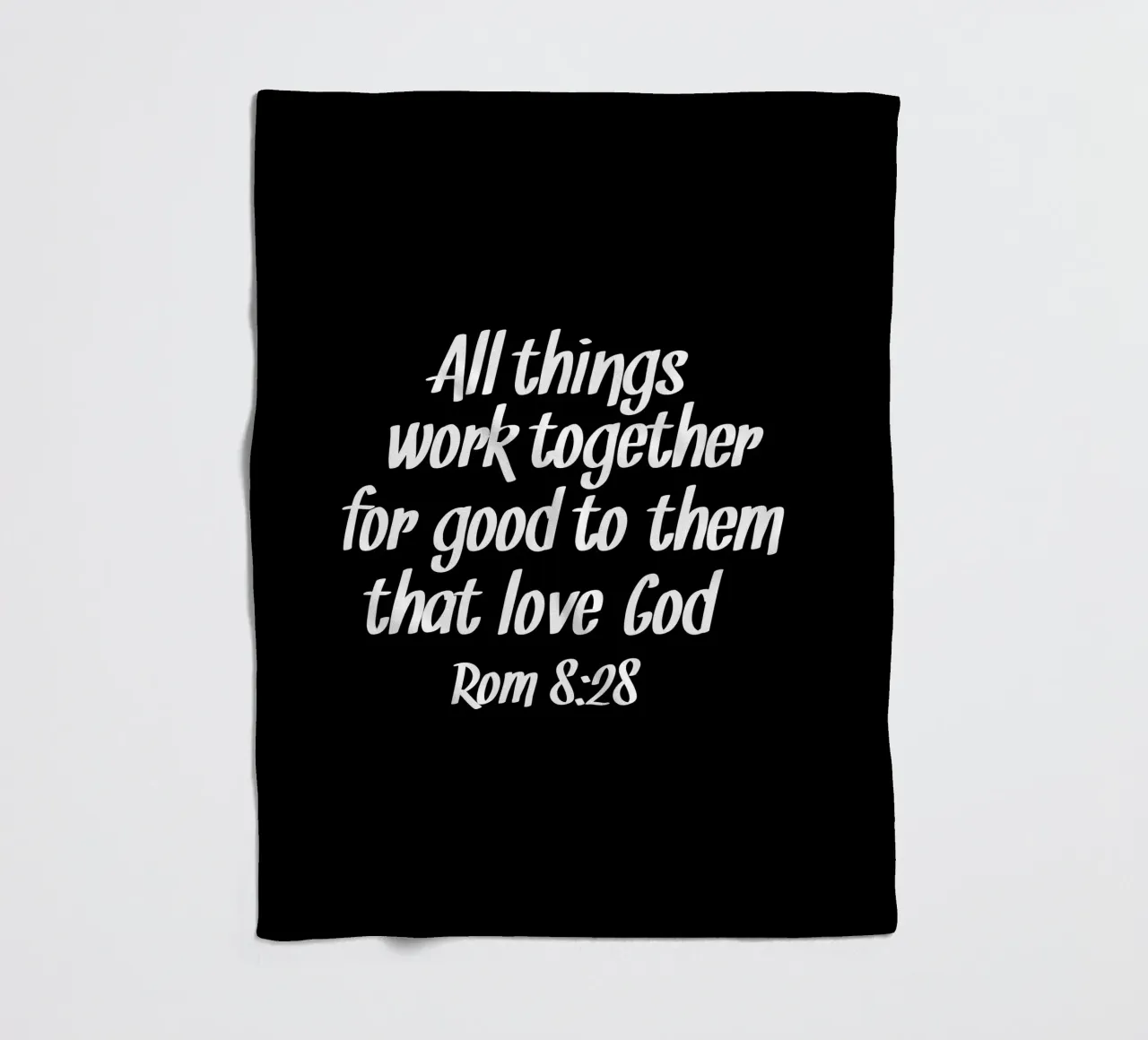 All things work together for good to them that love God coperta in pile da happieeagle