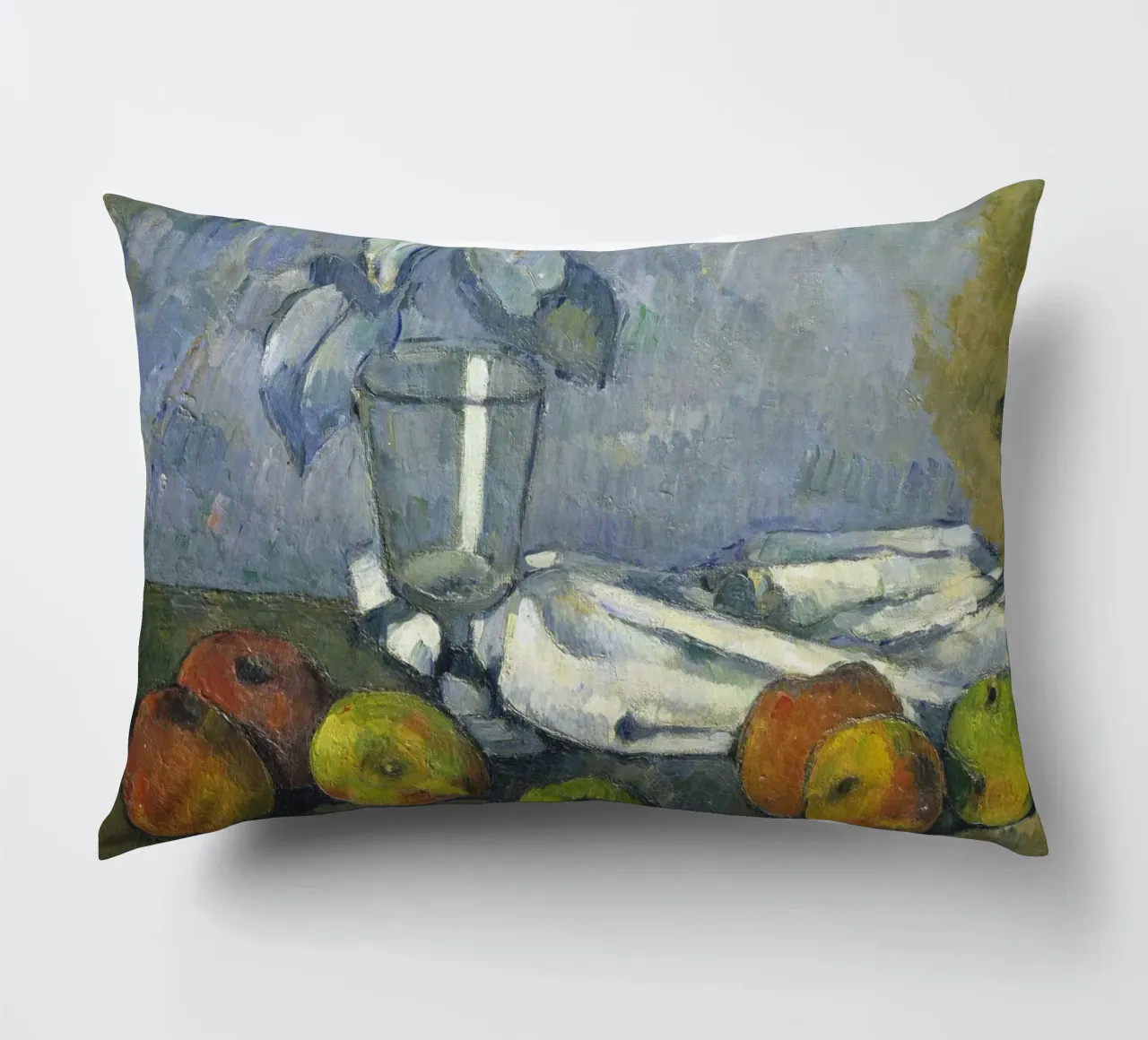 Cézanne - Vetro e mele cuscino da ARTOTHEK