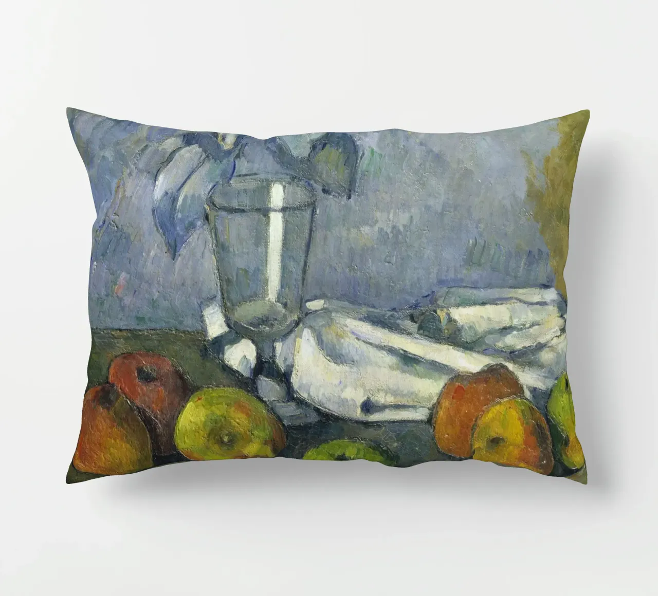 Cézanne - Vetro e mele cuscino da ARTOTHEK