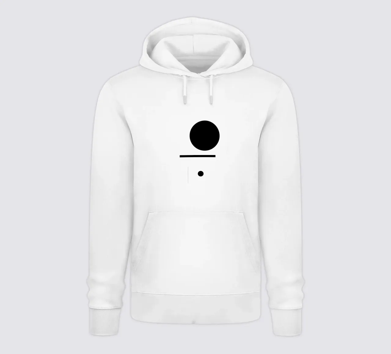 Bianco e nero 01 felpa con cappuccio da KHouse Studio