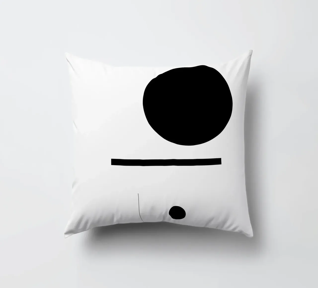 Bianco e nero 01 cuscino da KHouse Studio