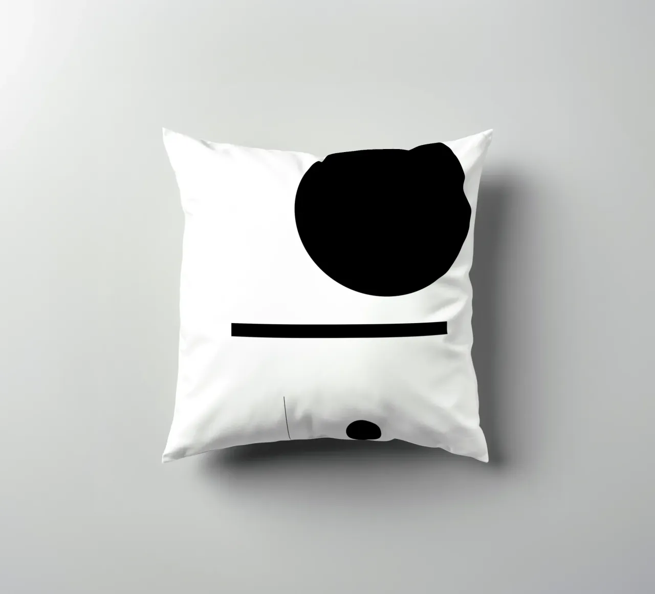 Bianco e nero 01 cuscino da KHouse Studio