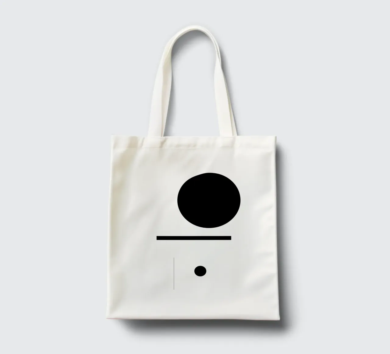Bianco e nero 01 borsa in juta da KHouse Studio