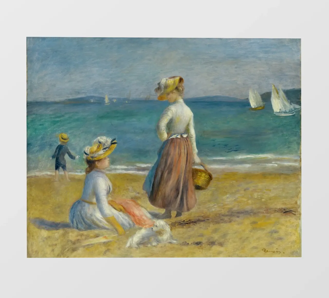Renoir - On the beach photo wallpaper by ARTOTHEK