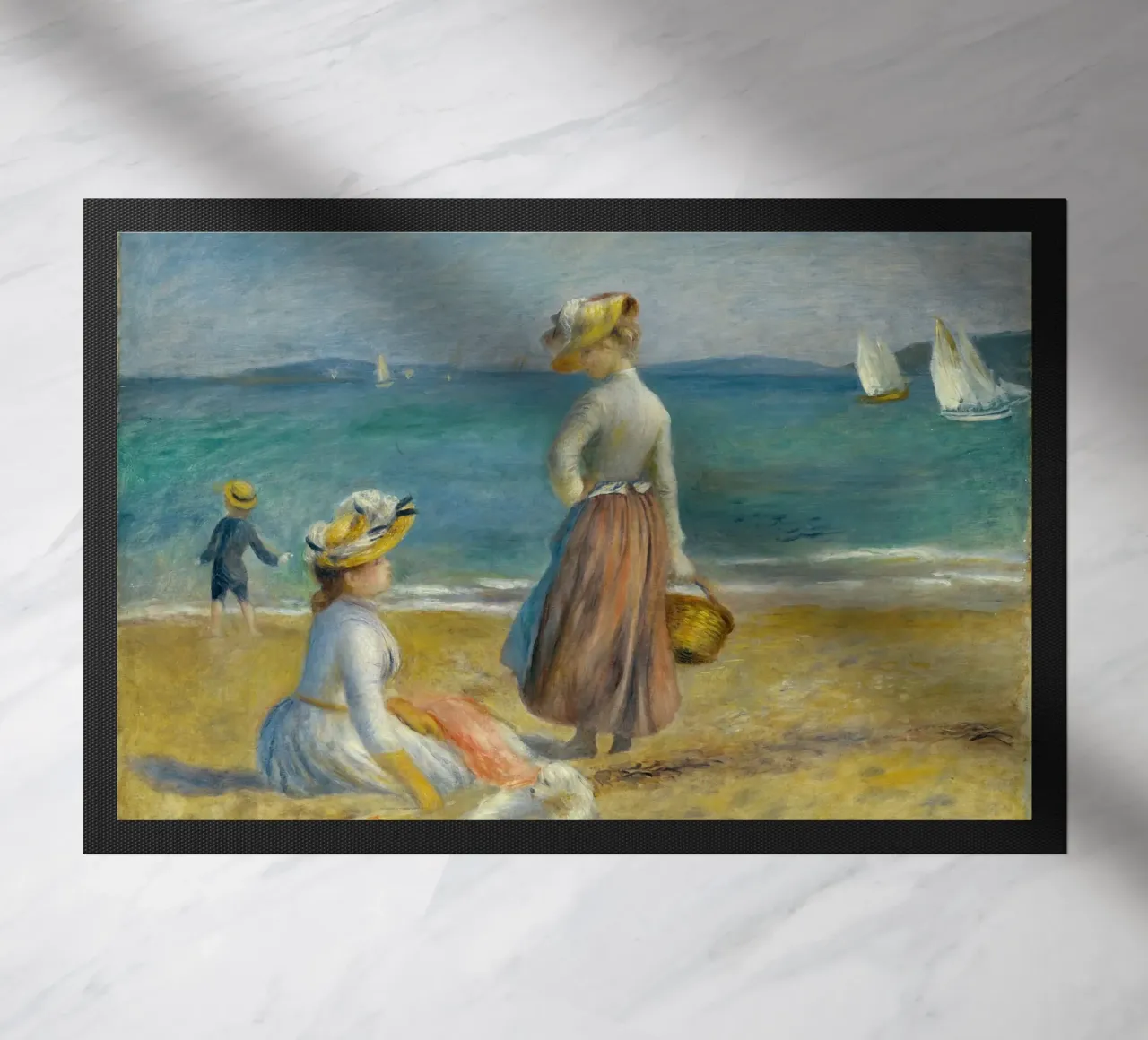 Renoir - Sulla spiaggia zerbino da ARTOTHEK