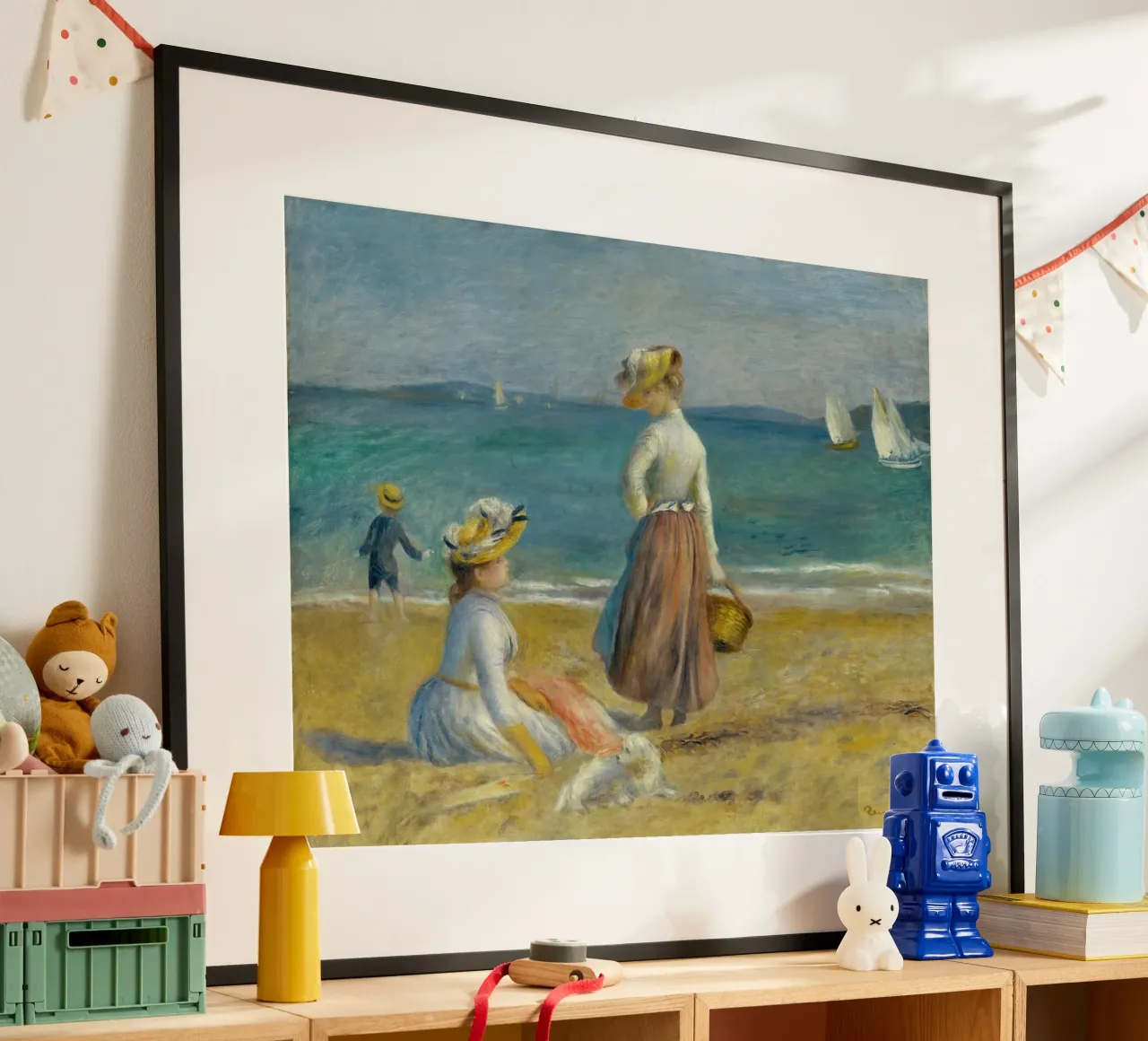 Renoir - On the beach poster by ARTOTHEK