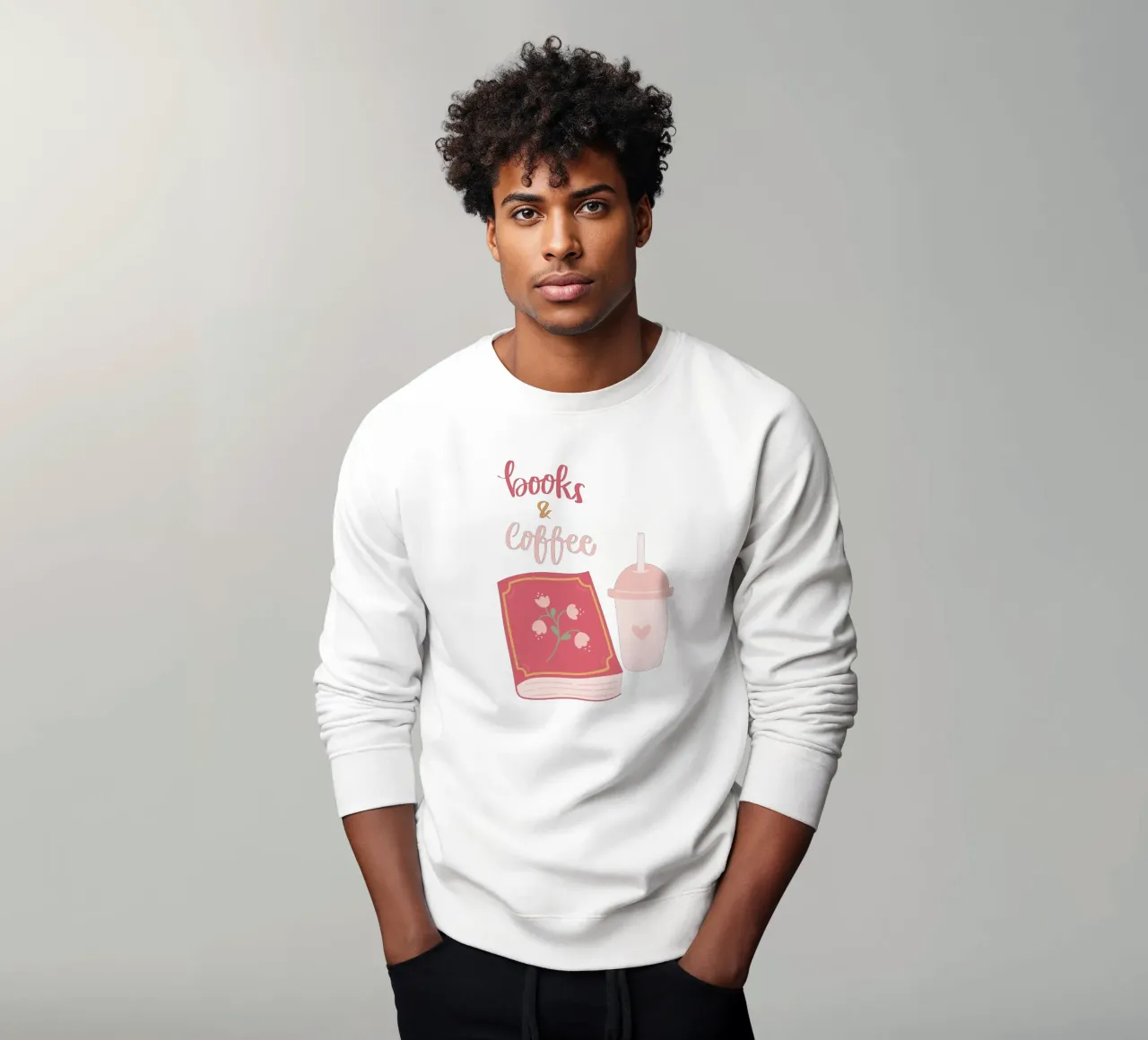Buchliebhaber , Kaffeeliebhaber Druck Sweatshirt von pdigitalprints