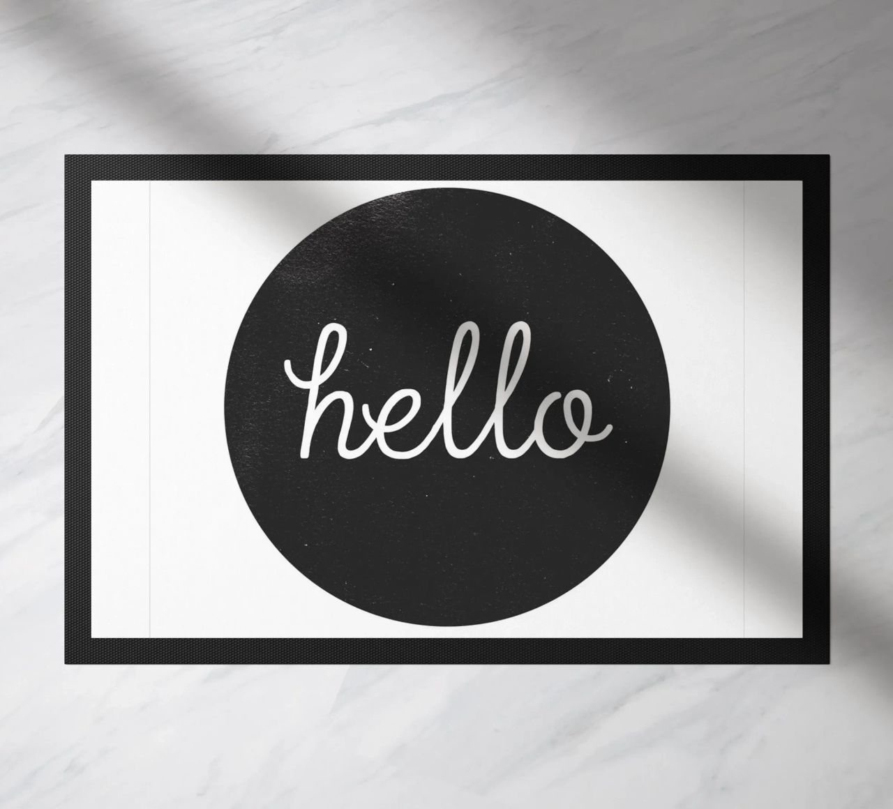Hello - Design minimalista di benvenuto zerbino da Whole©