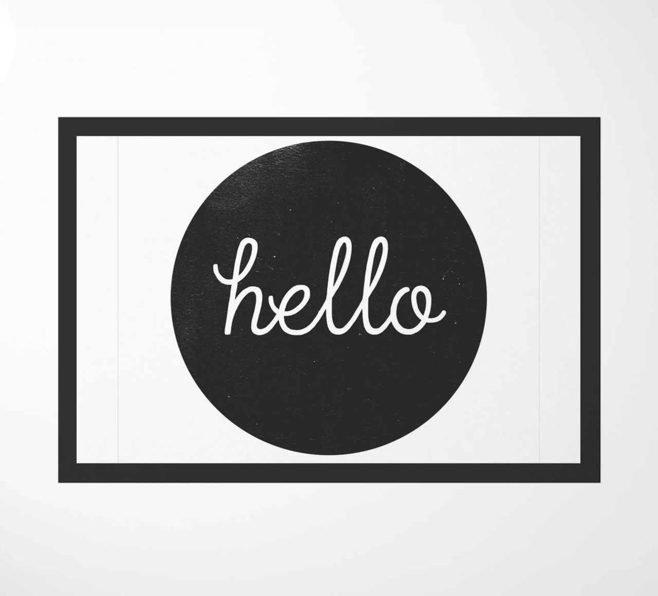 Hello - Design minimalista di benvenuto zerbino da Whole©