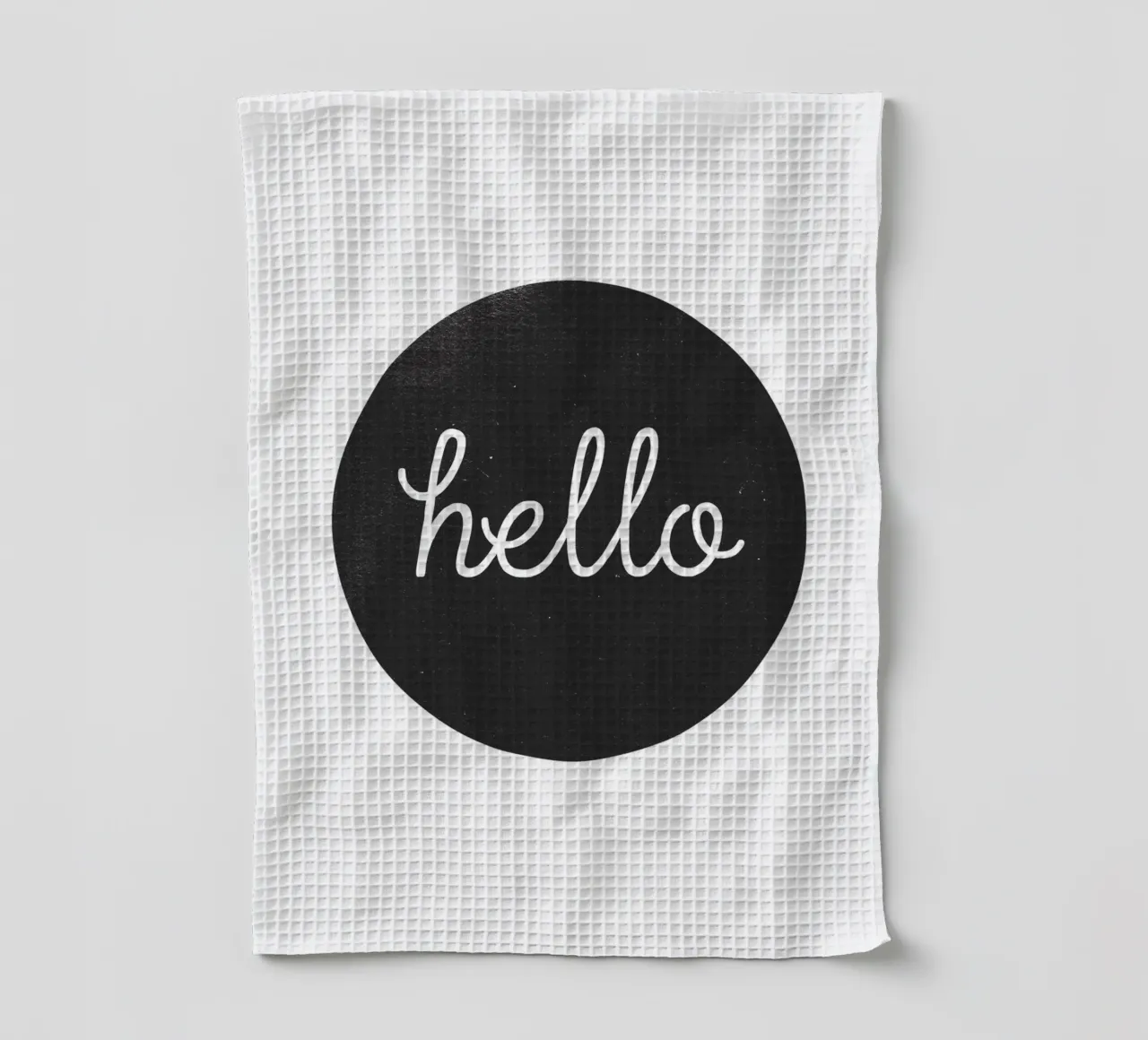 Hello - Design minimalista di benvenuto canovaccio da cucina da Whole©