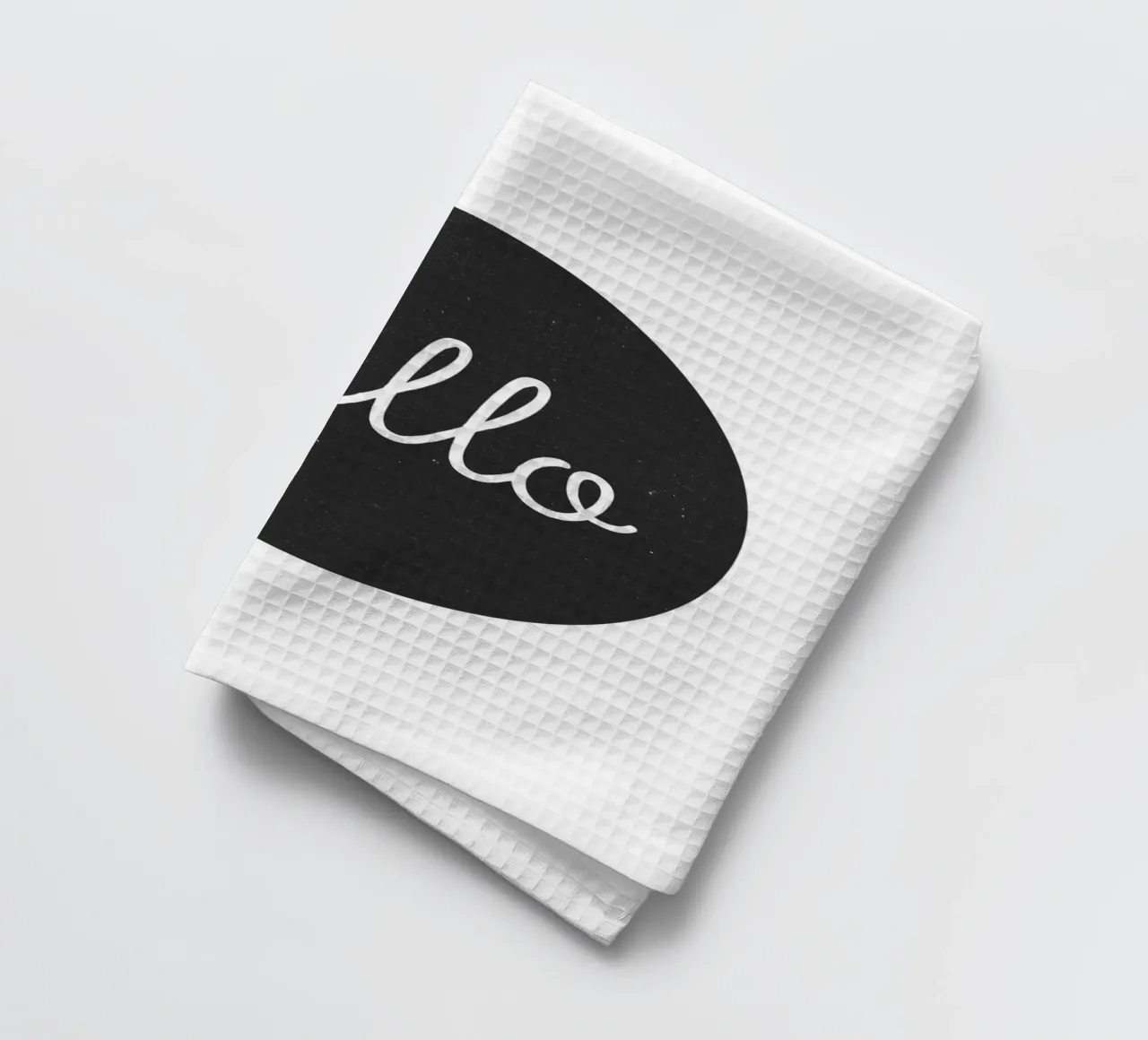 Hello - Design minimalista di benvenuto canovaccio da cucina da Whole©