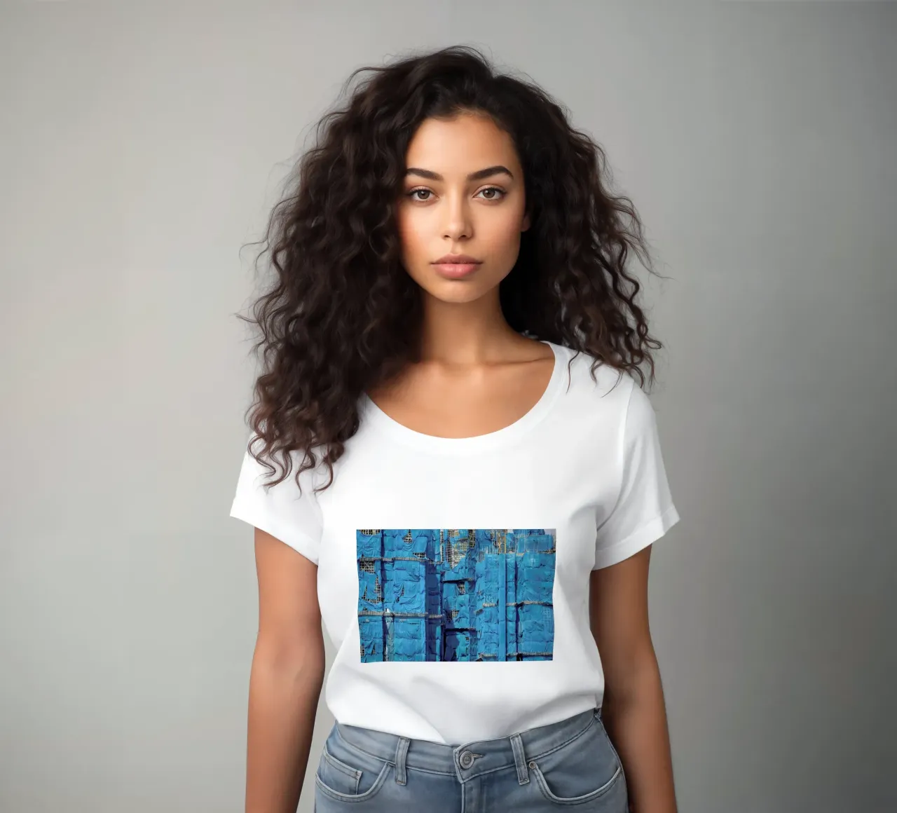 Shroud. Hong Kong women's fitted t-shirt by Simon Butterworth