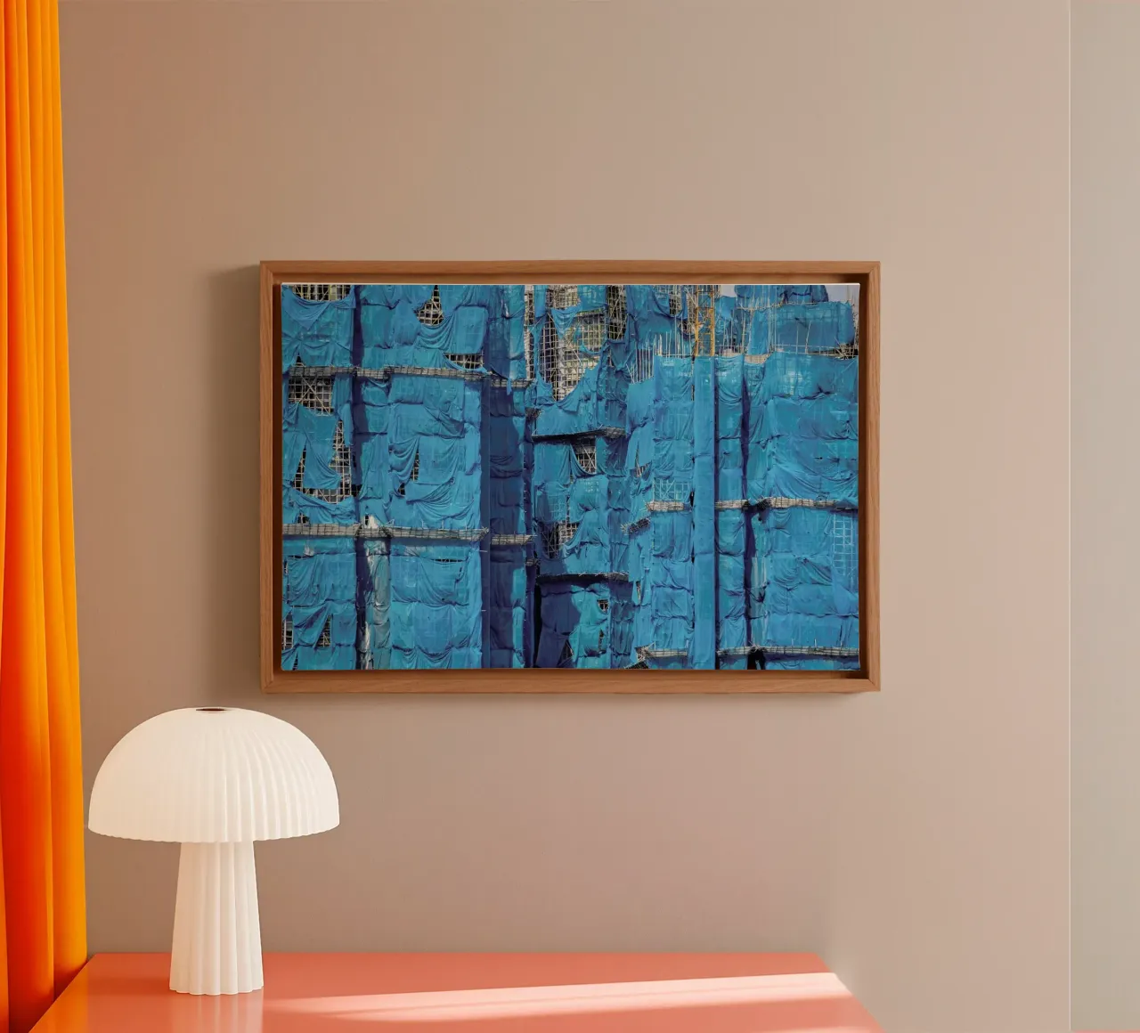 Shroud. Hong Kong tela con Cornice a cassetta da Simon Butterworth