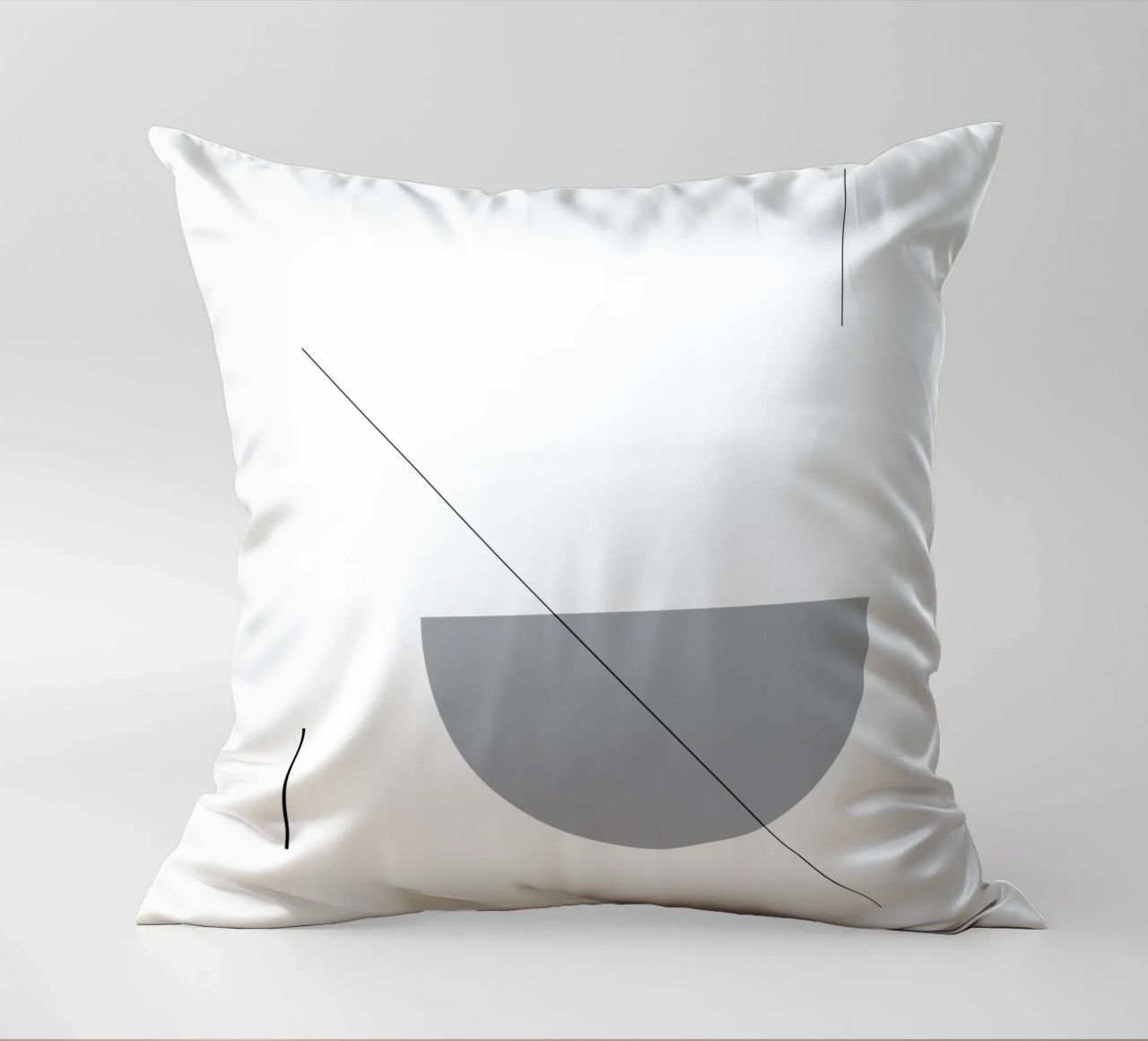 Bianco e nero 02 cuscino da KHouse Studio