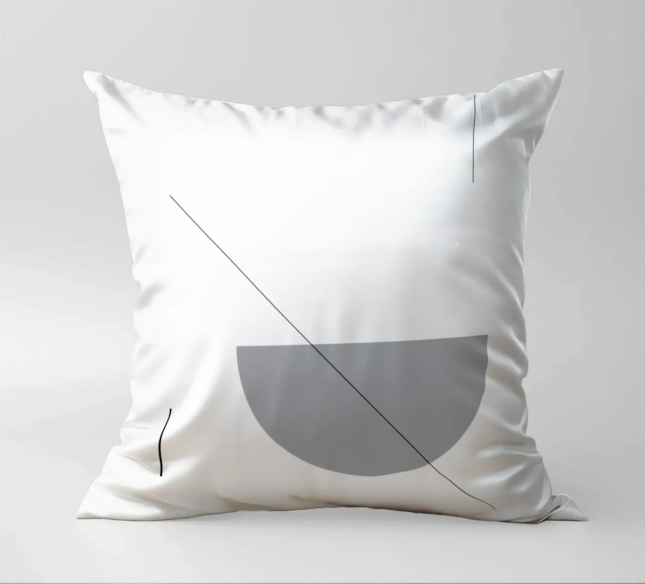 Bianco e nero 02 cuscino da KHouse Studio