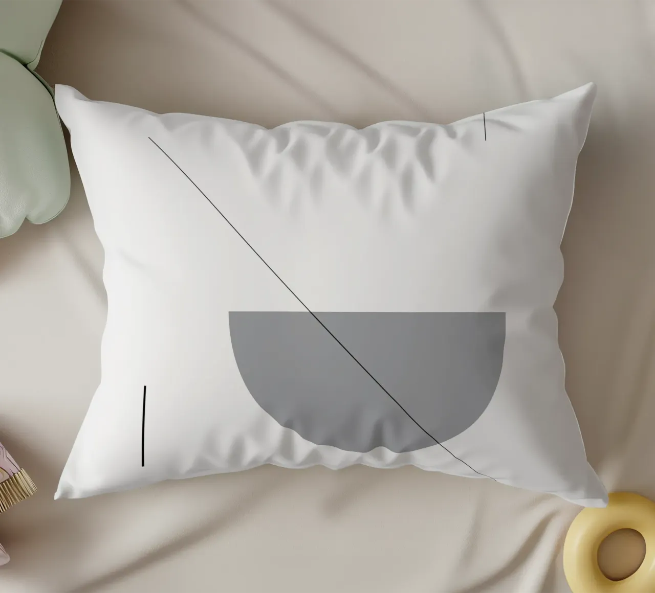 Bianco e nero 02 cuscino da KHouse Studio