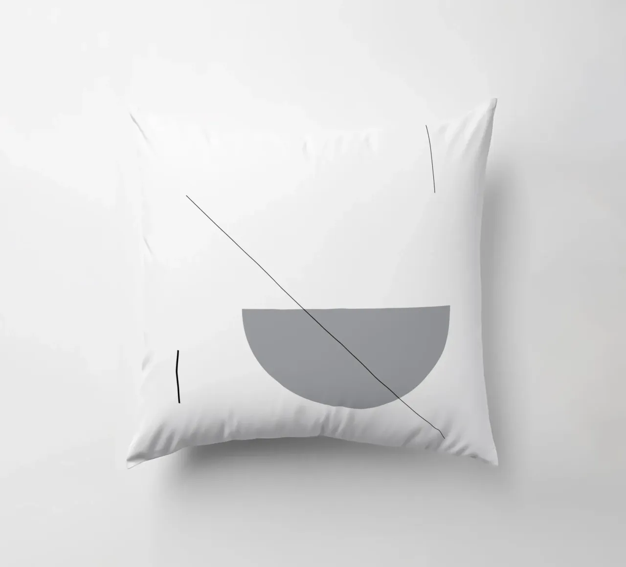 Bianco e nero 02 cuscino da KHouse Studio