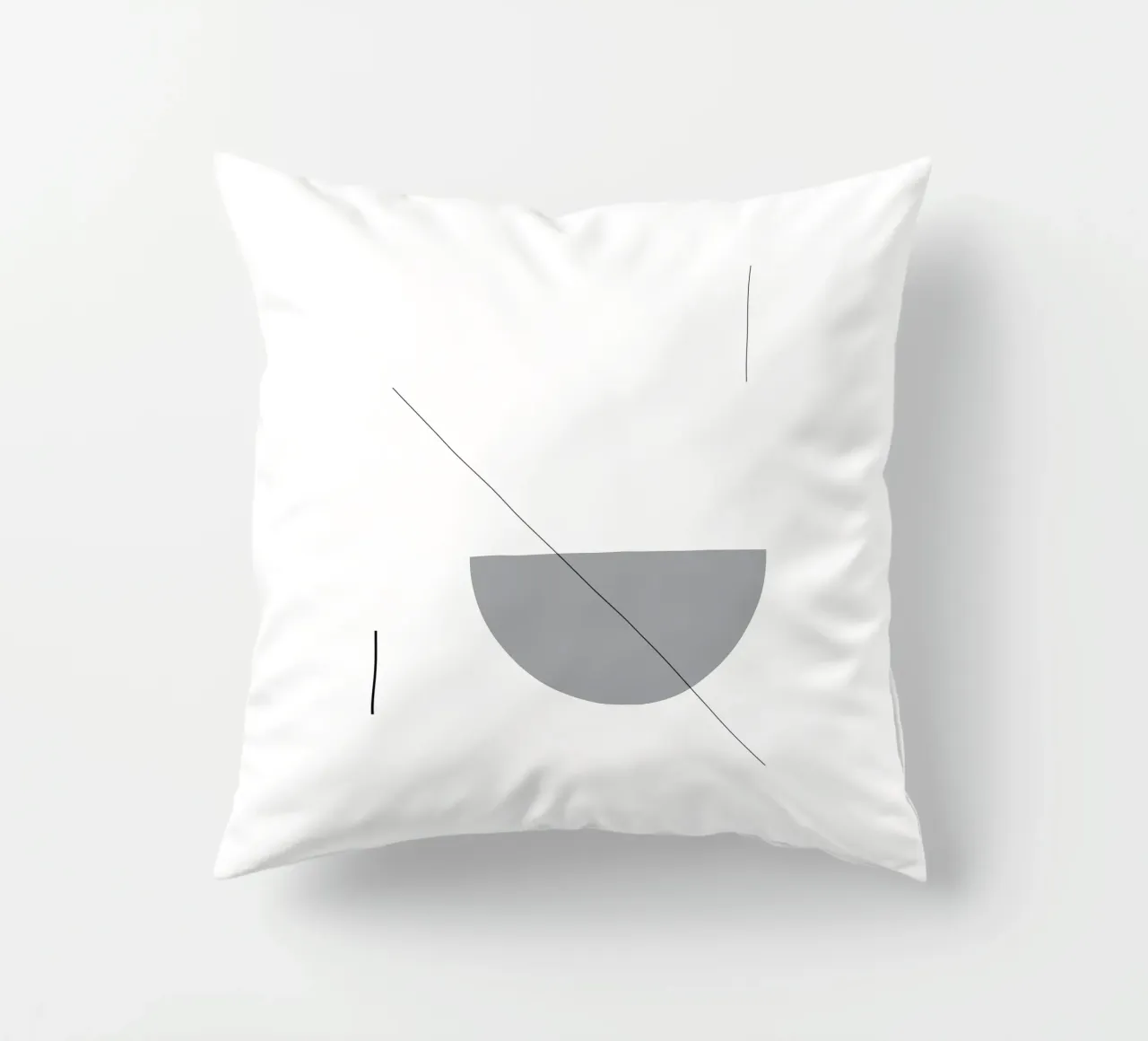 Bianco e nero 02 cuscino da KHouse Studio