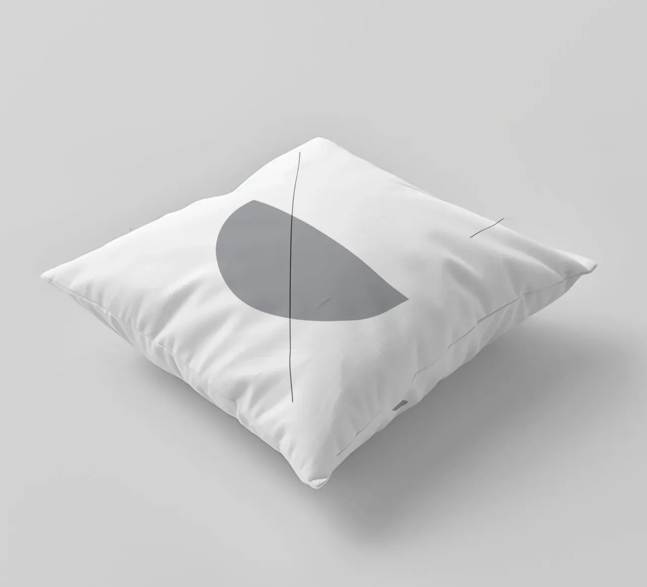 Bianco e nero 02 cuscino da KHouse Studio