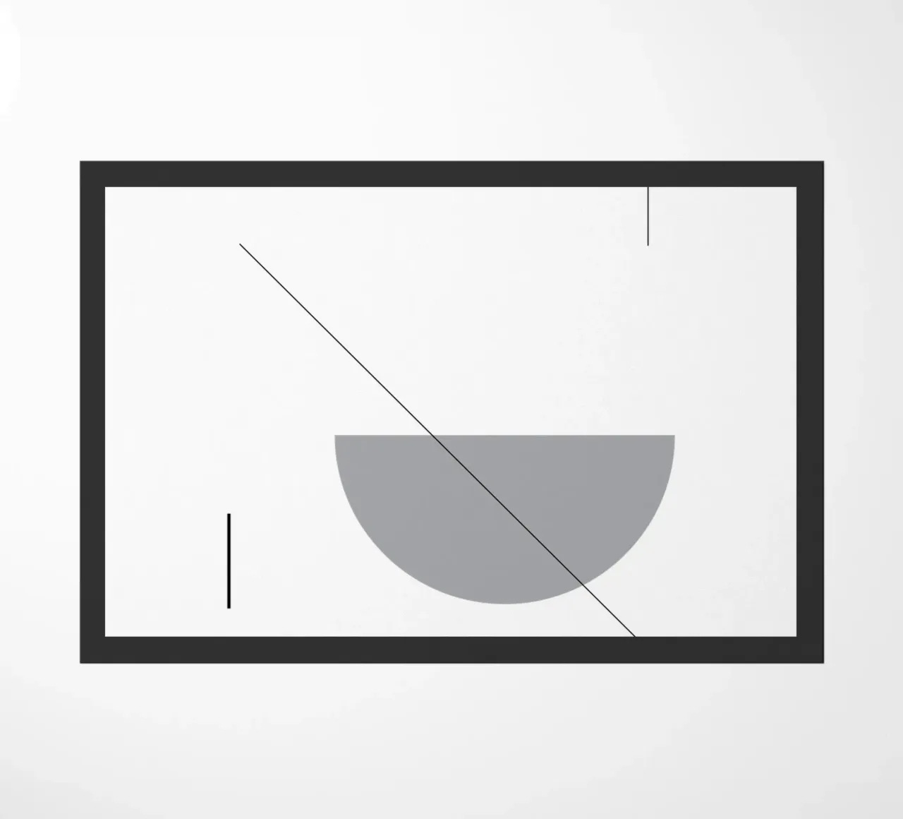 Bianco e nero 02 zerbino da KHouse Studio